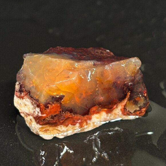 Mexican Fire Opal Fort Specimen With Beautiful Natural Crystal Formations - Picture 1 of 6